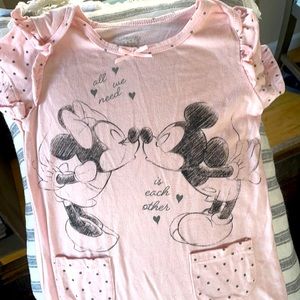 Disney baby 24 months girls Minnie & Mickey PJs romper one piece. *1